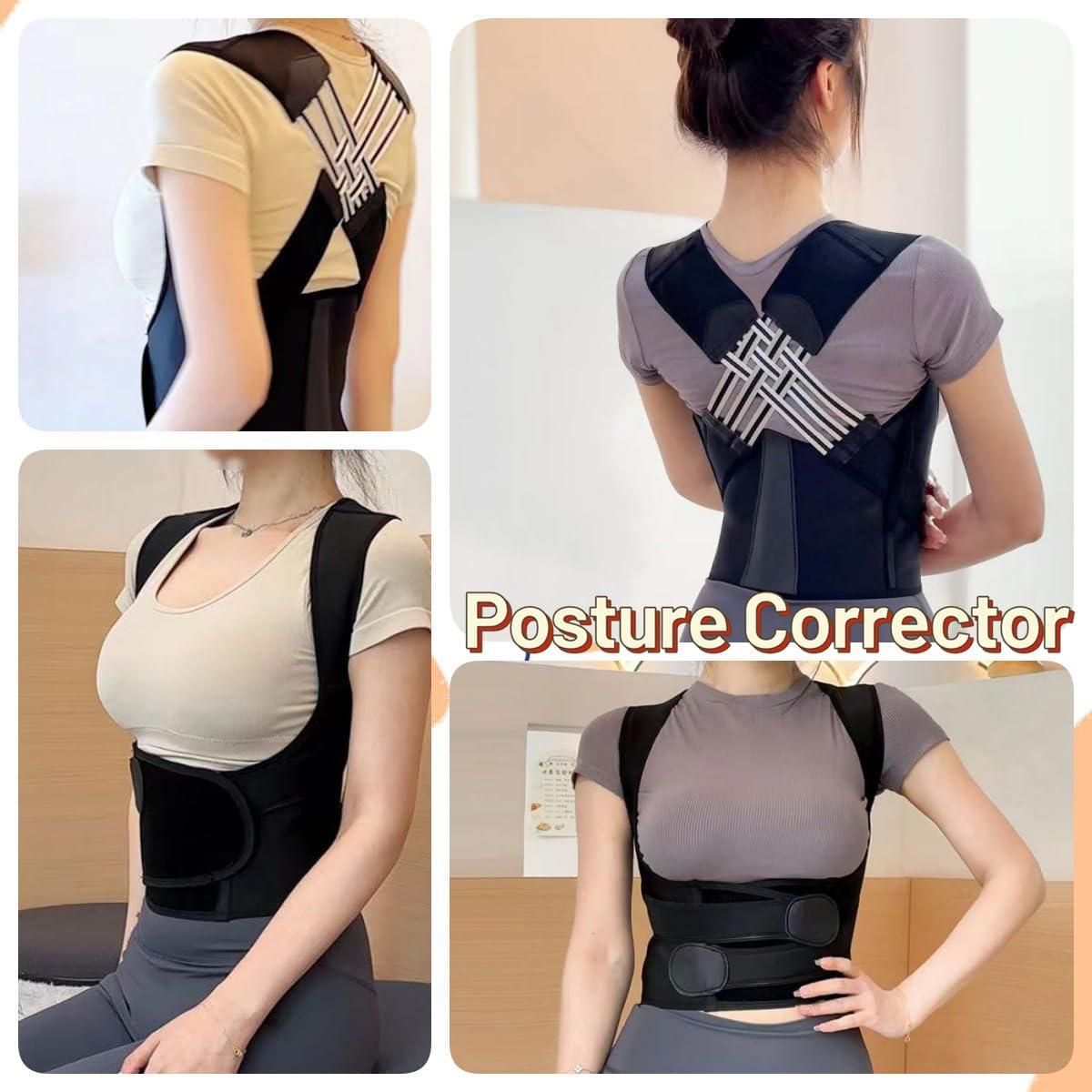 Adjustable Back Posture Corrector – Slouching Relief Belt (For Men & Women)