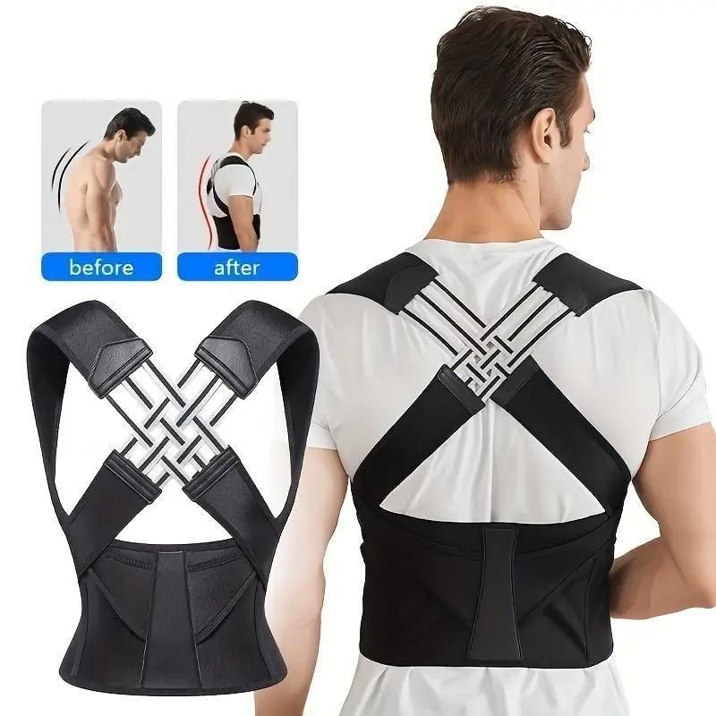 Adjustable Back Posture Corrector – Slouching Relief Belt (For Men & Women)