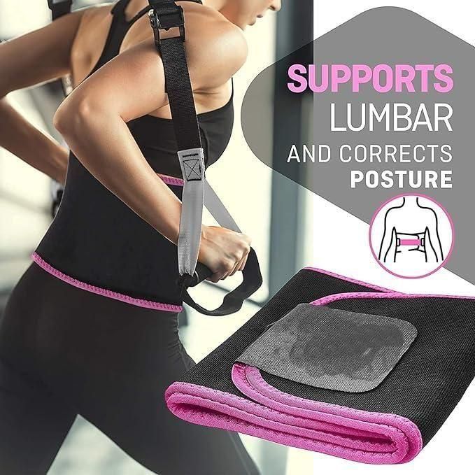Adjustable Waist Trimmer Belt – Sweat Belt for Men & Women